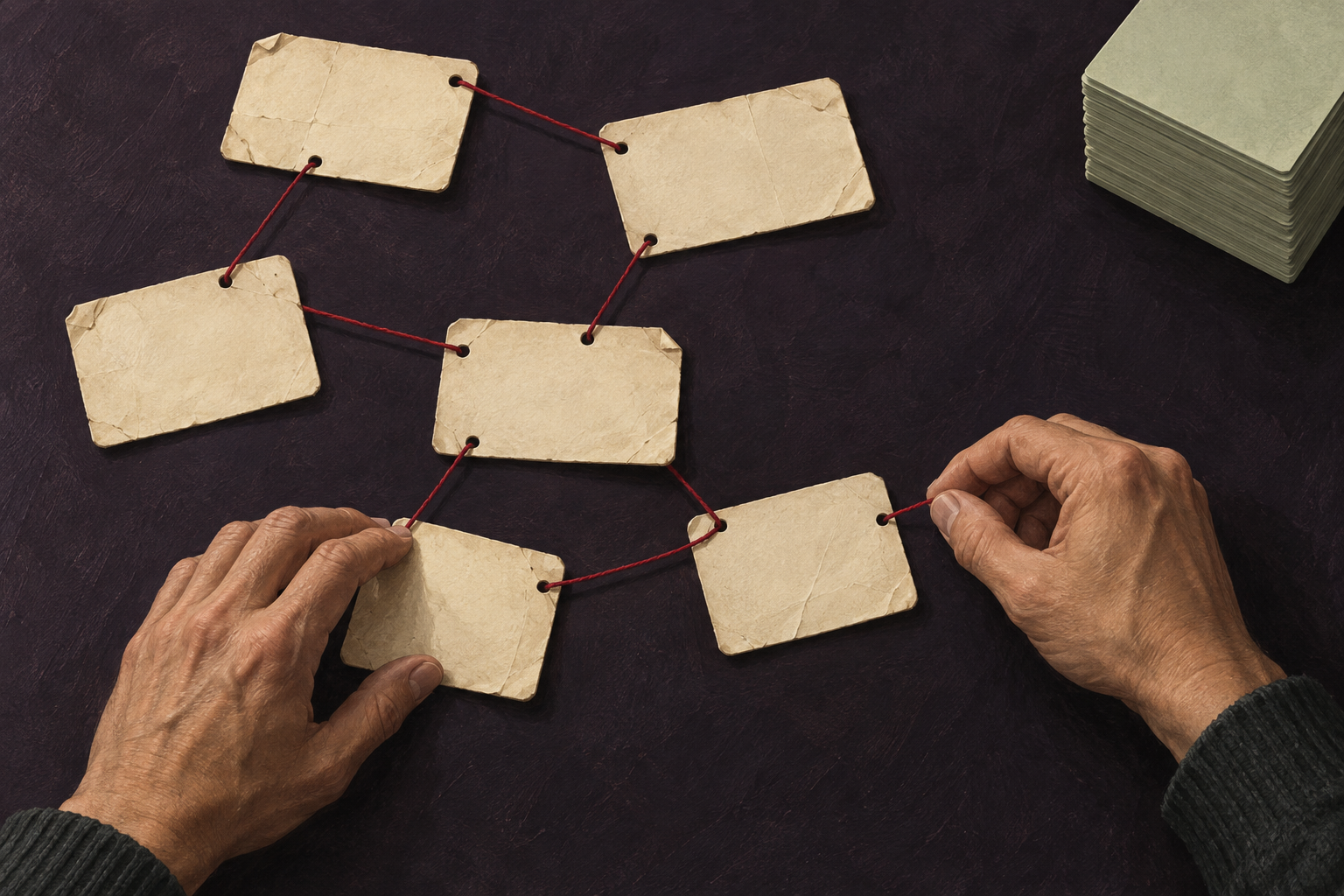 Connect the notes — actual generated sample
