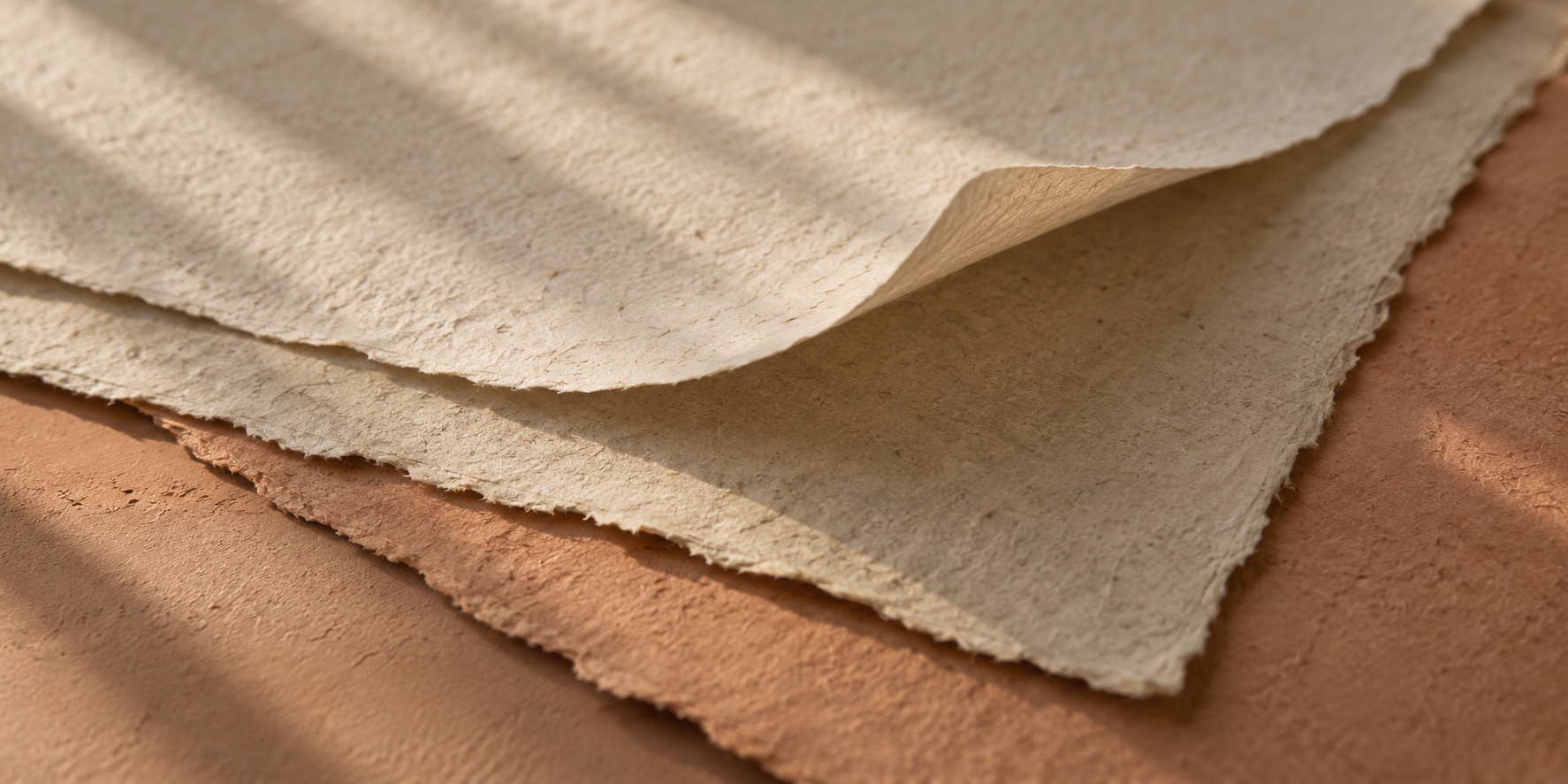 AI-generated handmade paper texture concept