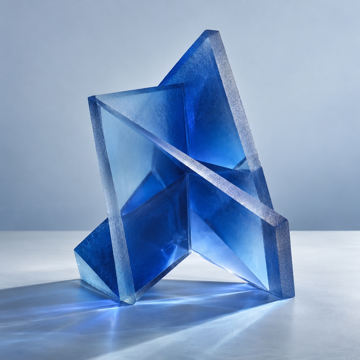 Held in blue — AI-generated material concept
