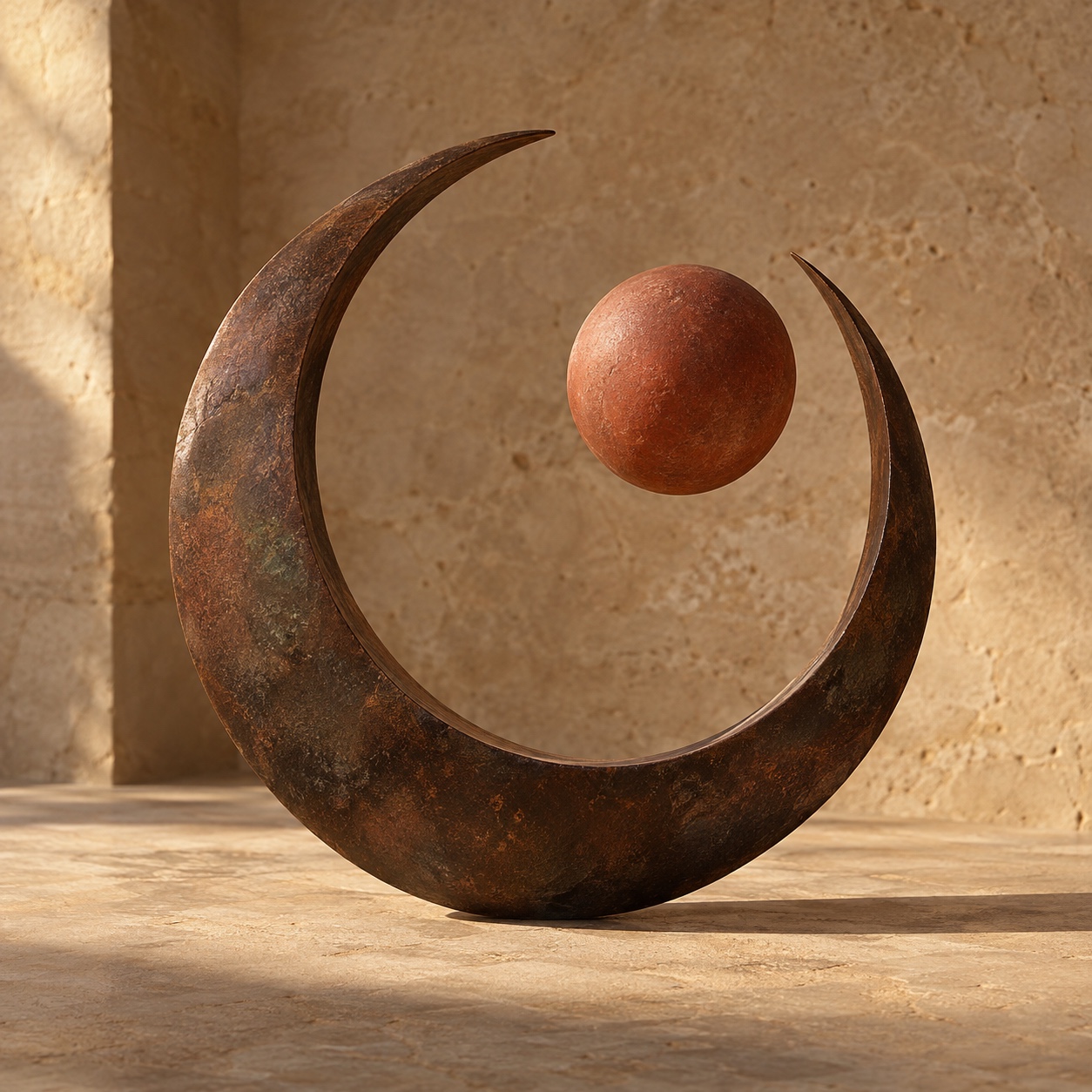 Quiet orbit — AI-generated material concept