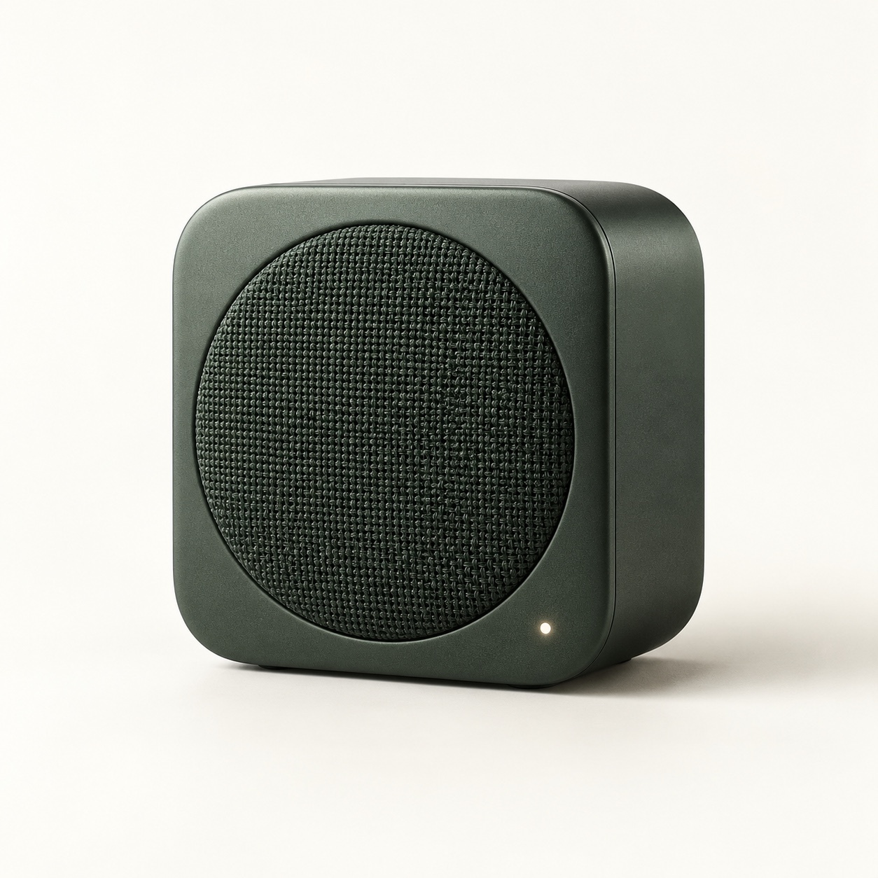 AI-generated fictional cube speaker concept
