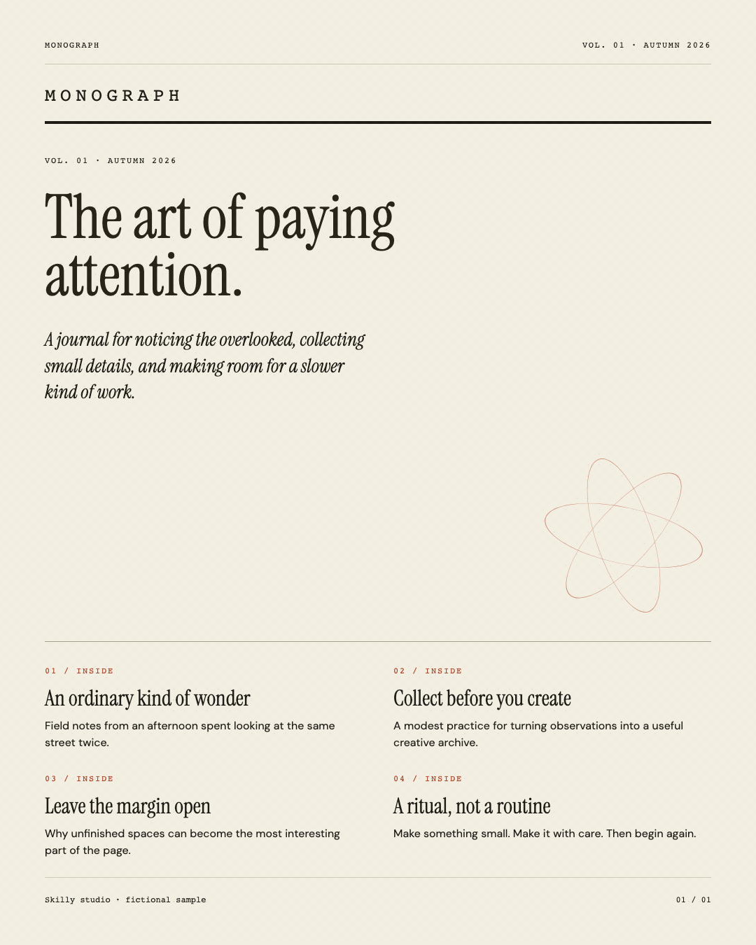 Actual generated Magazine Cover Studio output
