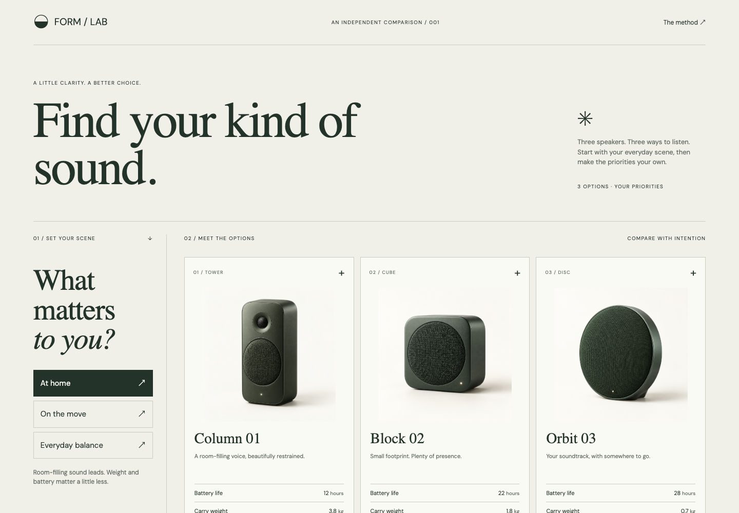 Actual generated Product Decision Lab desktop sample