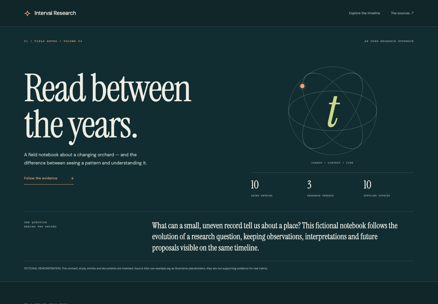 Research Timeline Explorer — Generated desktop overview